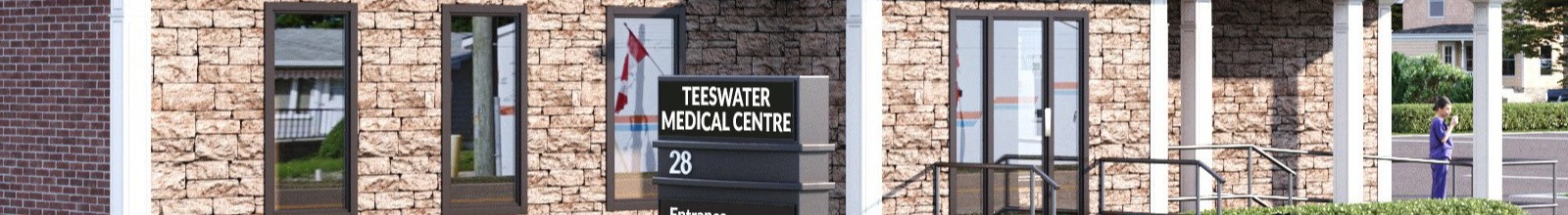 Proposed rendering of the Teeswater Medical Centre
